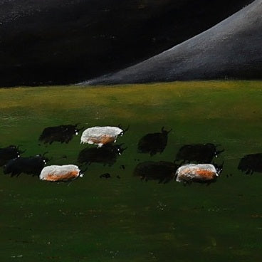 Gaze Upon Tibet Series | Large-Scale  59" × 78.7"