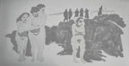 1941 - 97.6'' × 48.8 '' | Original Painting by Chinese Artist | Magic Bear Art