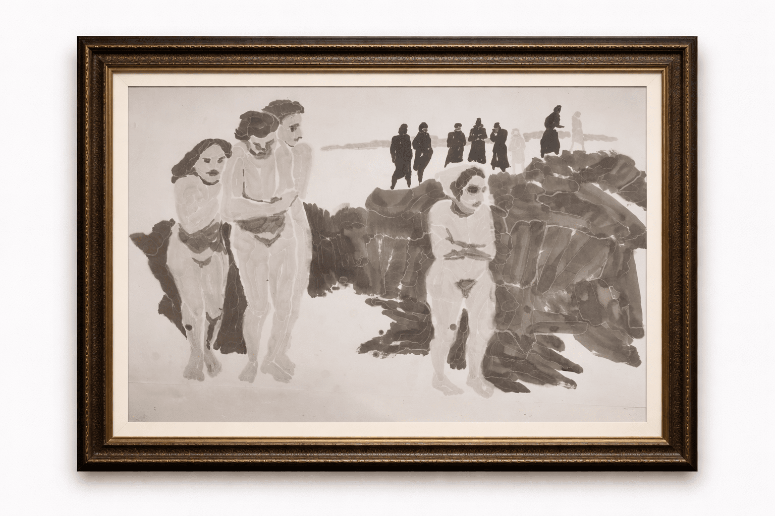 1941 - 97.6'' × 48.8 '' | Original Painting by Chinese Artist | Magic Bear Art