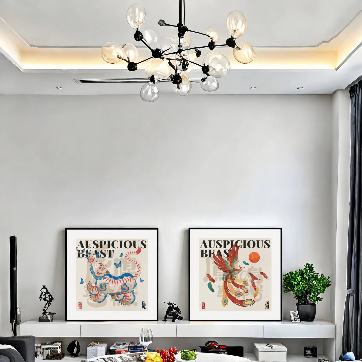 Phoenix - Silk Wall Art-60CM*60CM