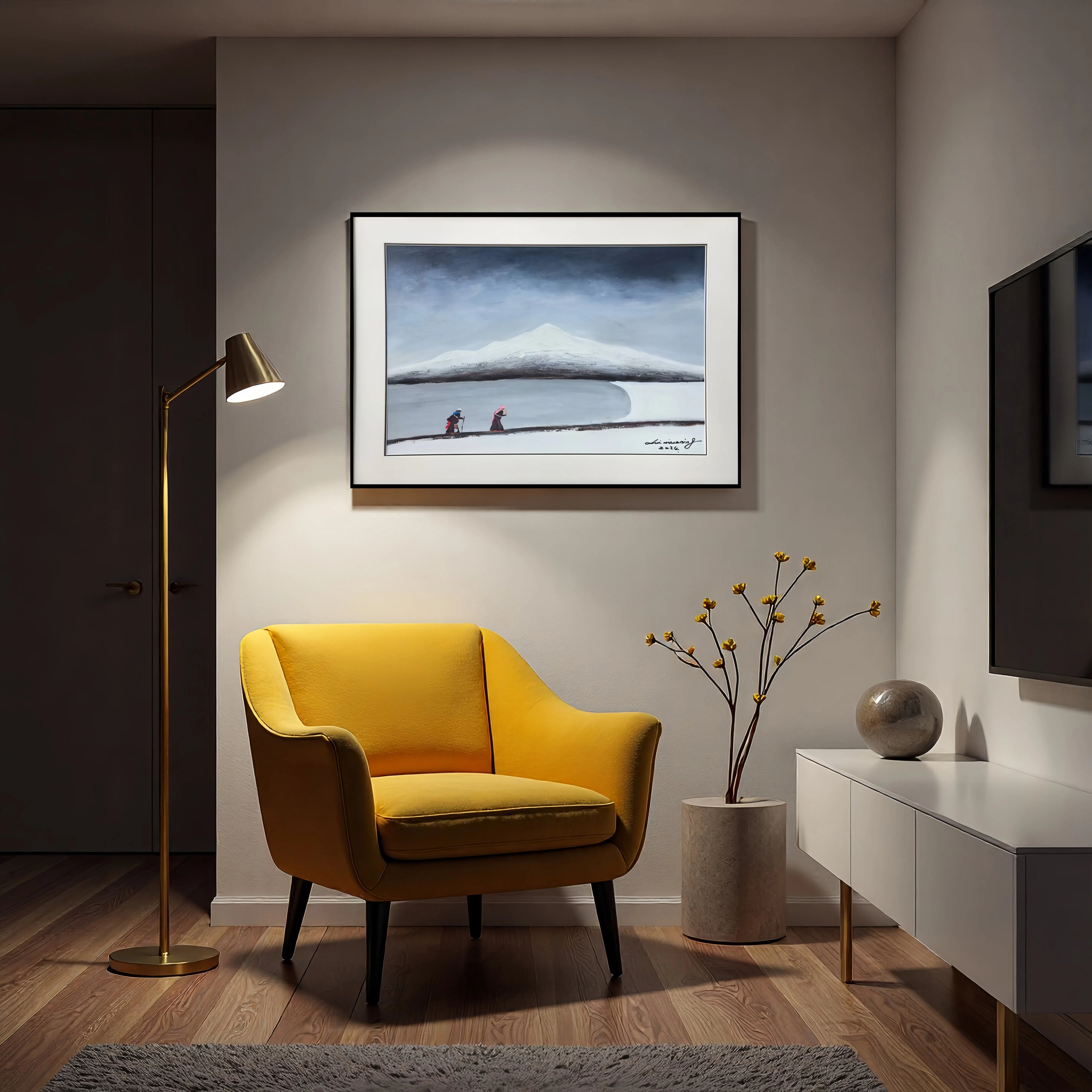 The Pilgrims  — 23.2''×15'' Small Format Oil