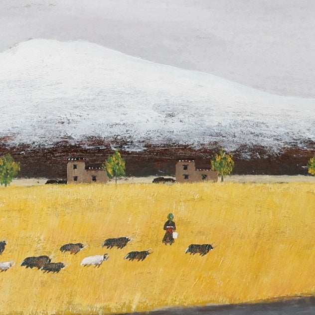 The Gaze Upon Tibet Series，27.6" × 27.6"