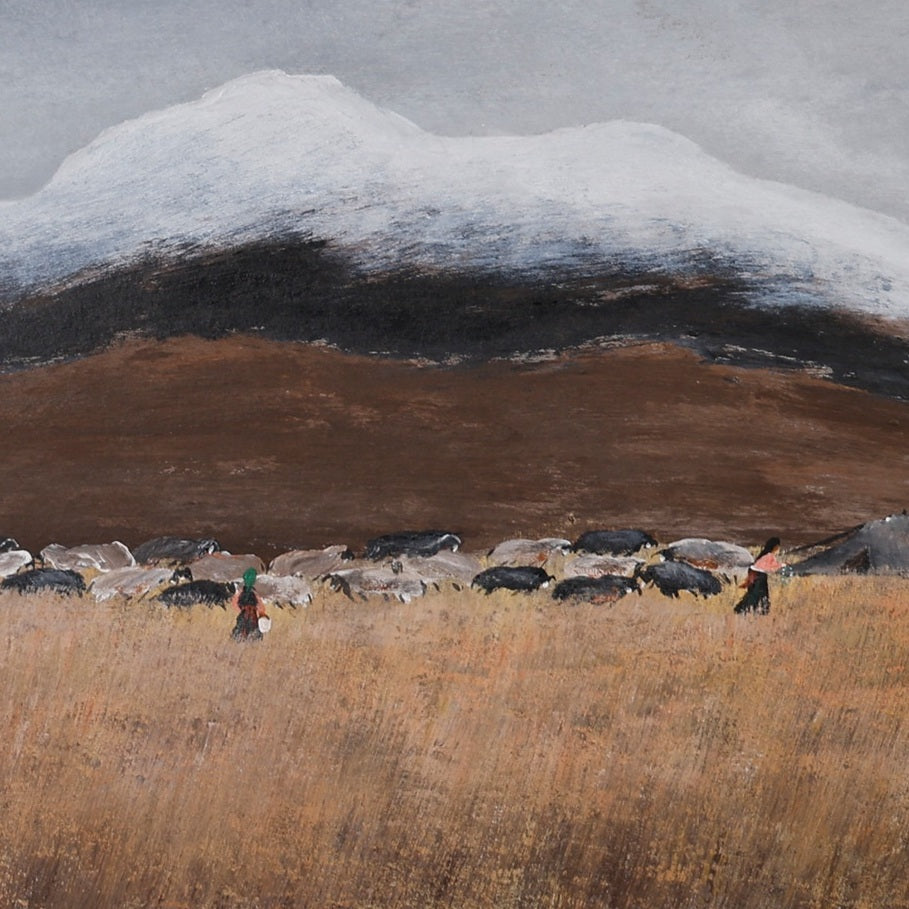 The Gaze Upon Tibet  Series，27.6" × 27.6"
