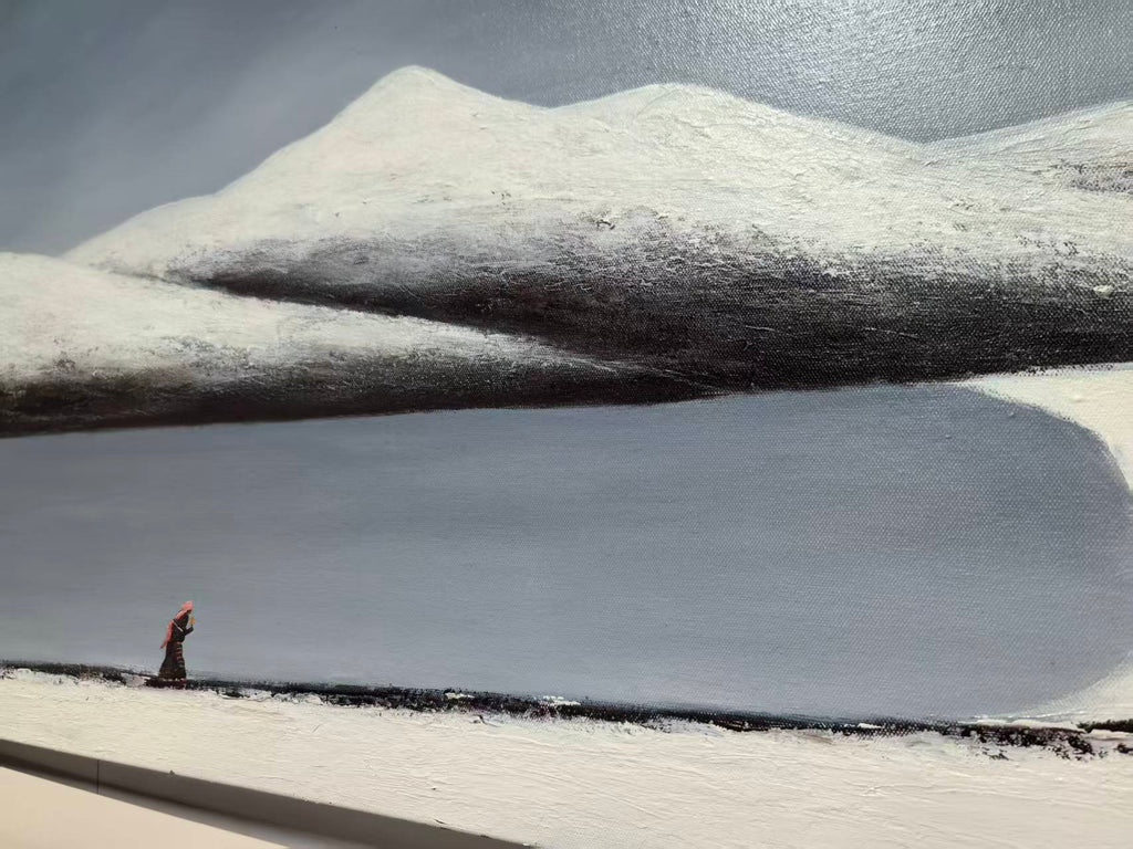 The Pilgrims —59.1''×31.5'' Large Format Oil