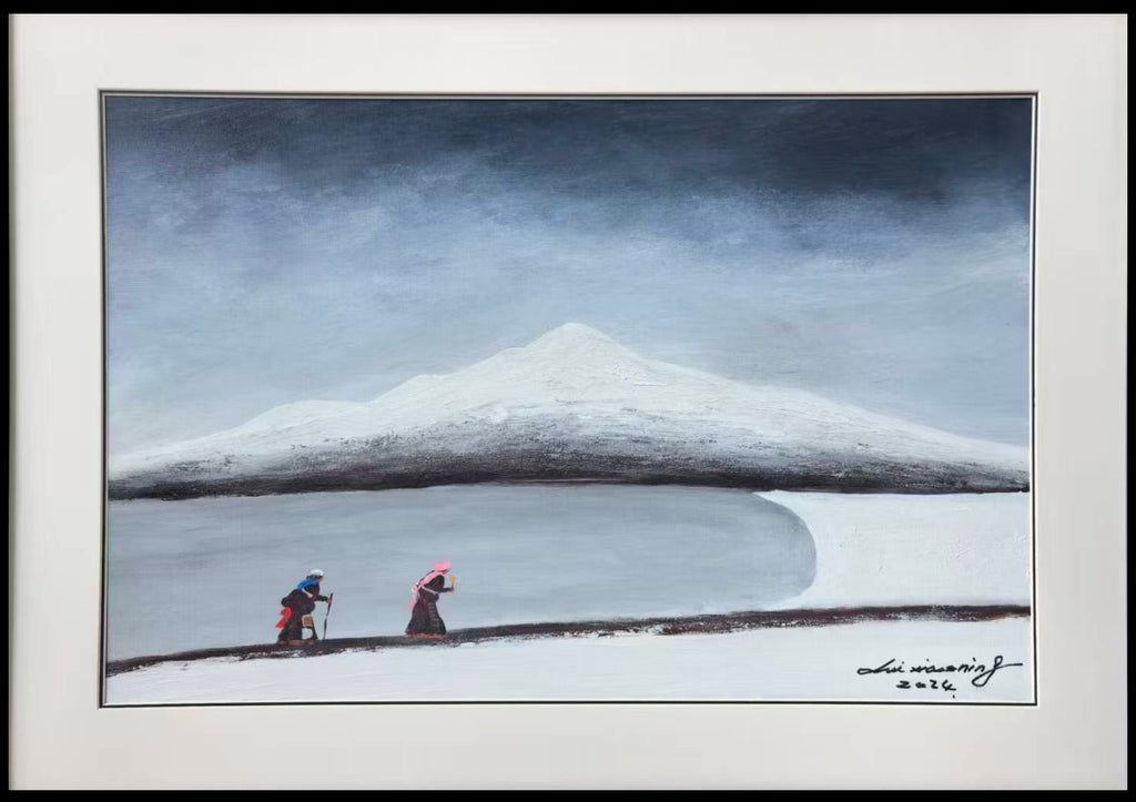 The Pilgrims  — 23.2''×15'' Small Format Oil