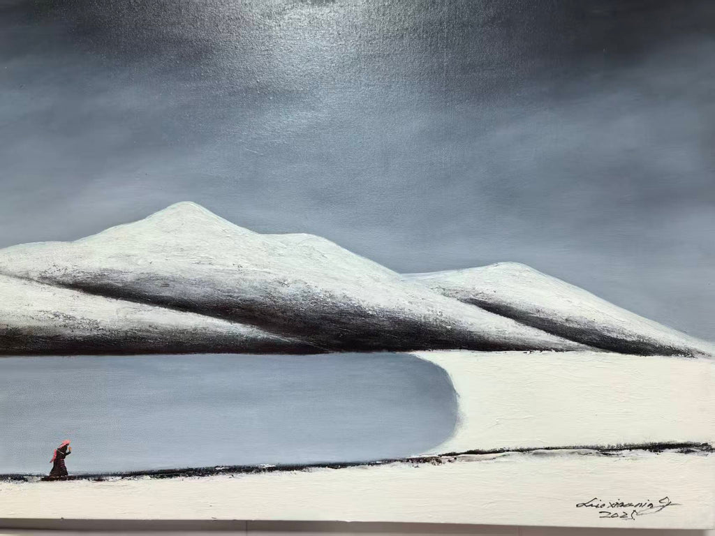 The Pilgrims —59.1''×31.5'' Large Format Oil