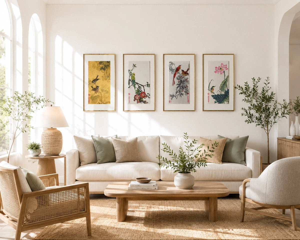 MagicBear Art contemporary Chinese art in an elegant modern interior