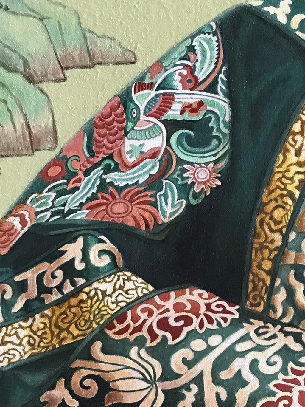 Chinese Empress Dowager Cixi - Oil on Canvas 31.5'' × 23.6'' | Chinese Original Painting | Magic Bear Art