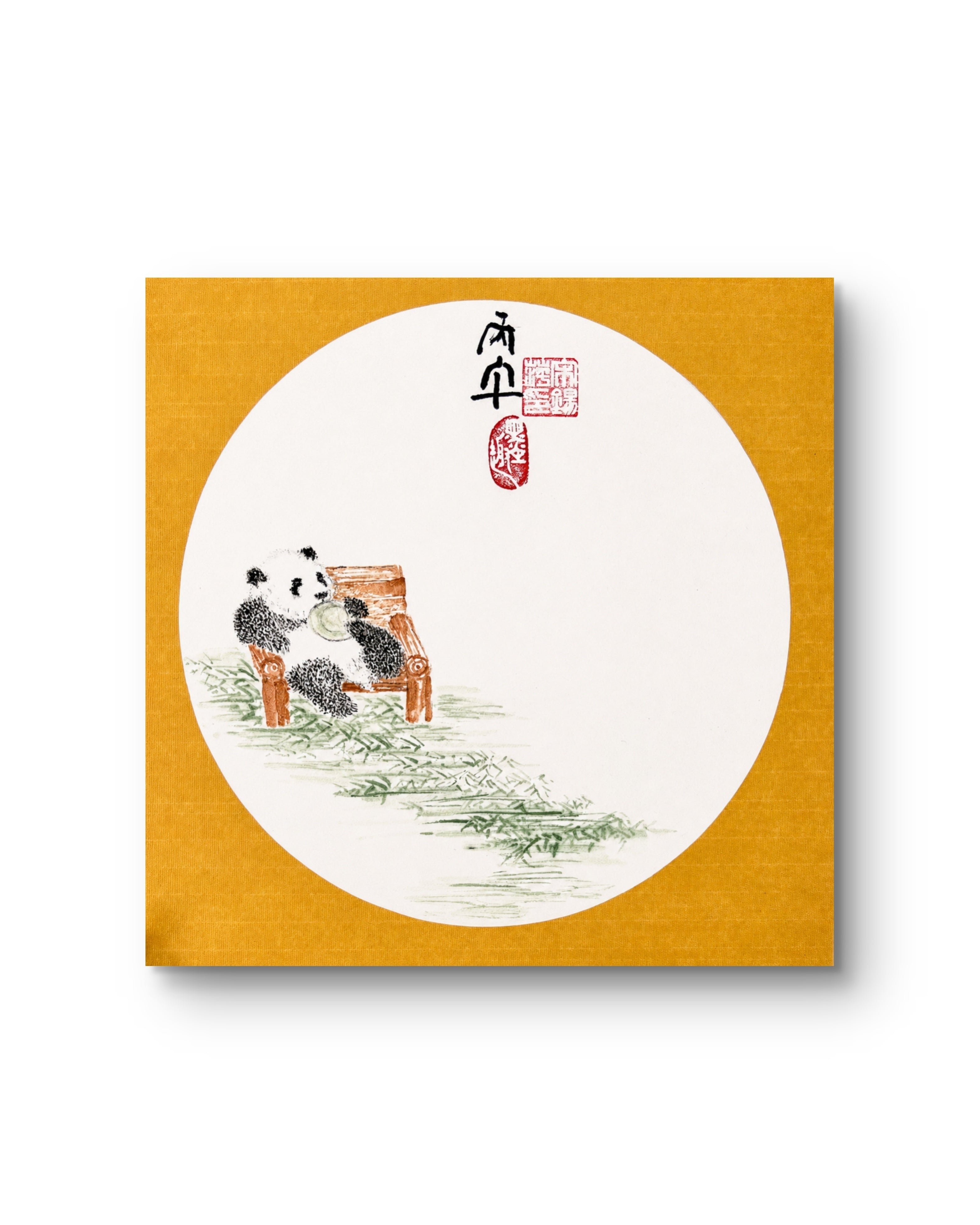 A Moment of Ease | Chinese Original Painting | Magic Bear Art