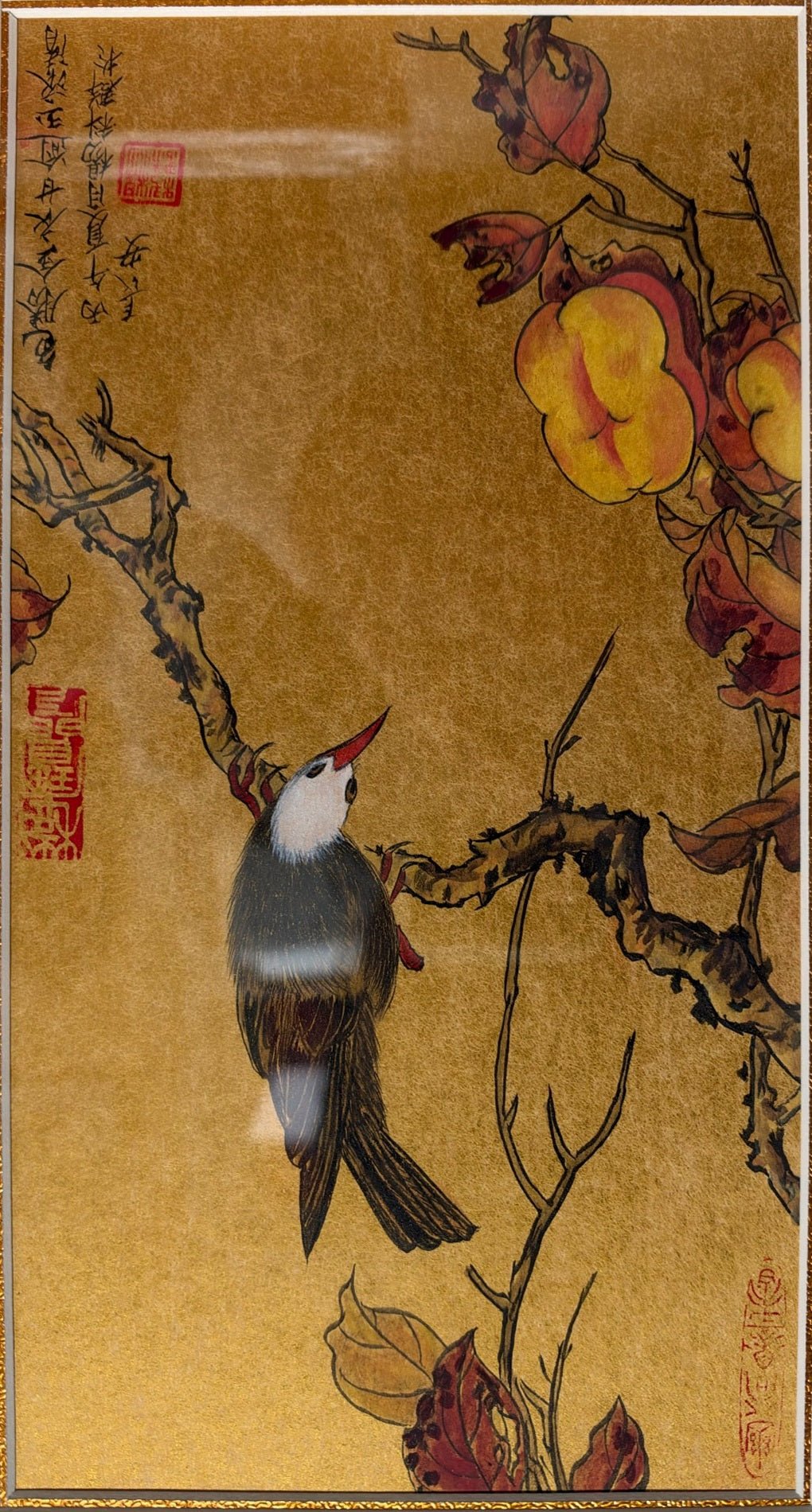 Autumn Songbird | Chinese Original Painting | Magic Bear Art
