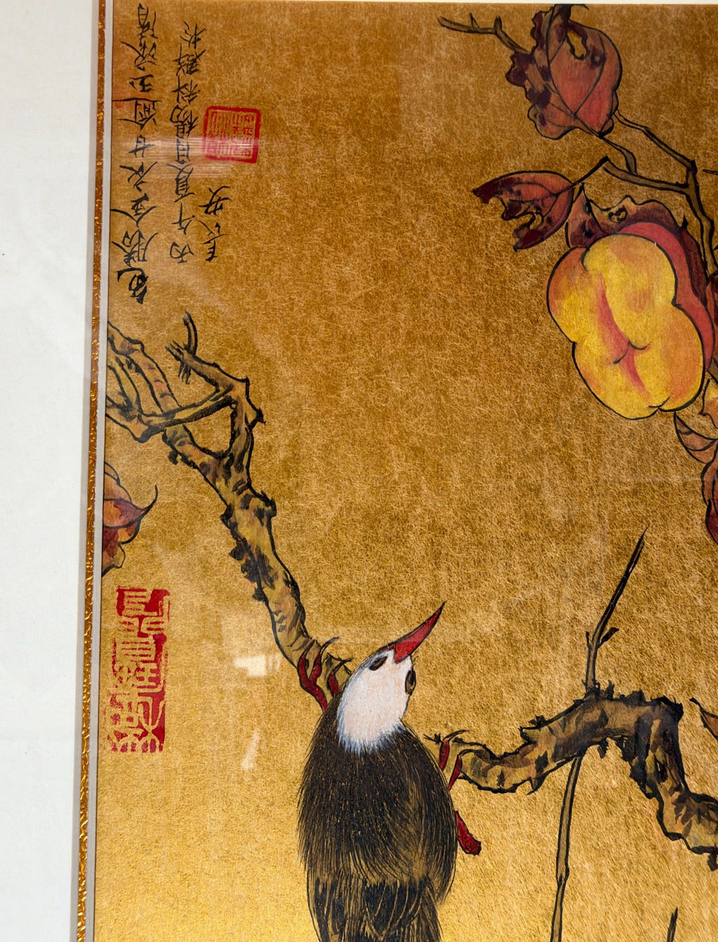 Autumn Songbird | Chinese Original Painting | Magic Bear Art
