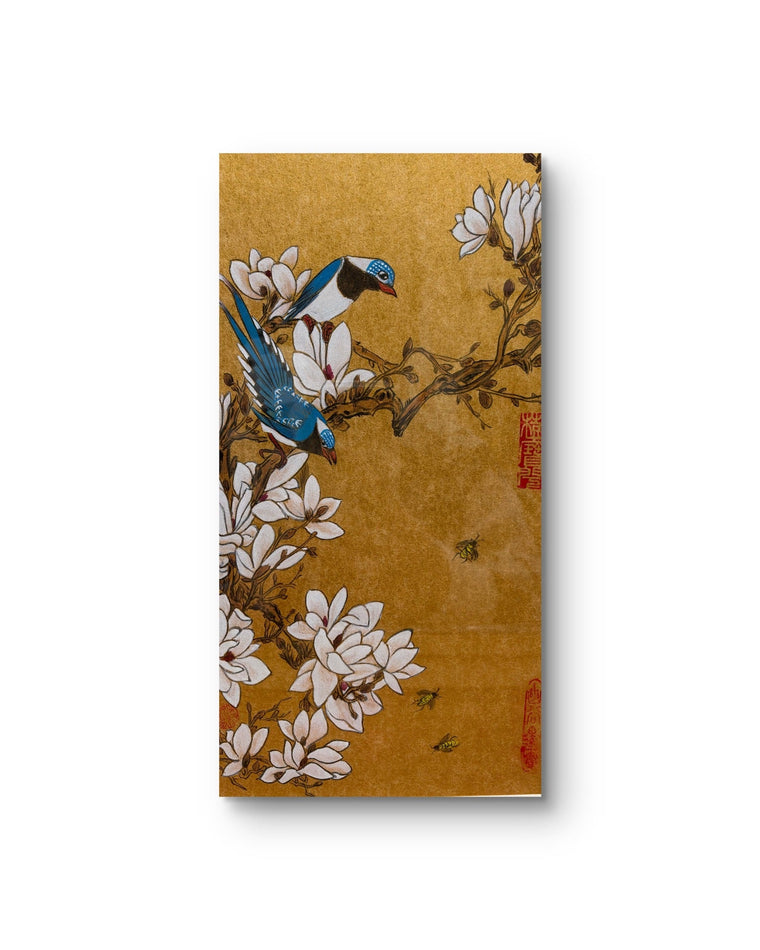 Azure Wings in Magnolia Bloom