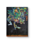 Balloon and Torch | Chinese Original Painting | Magic Bear Art