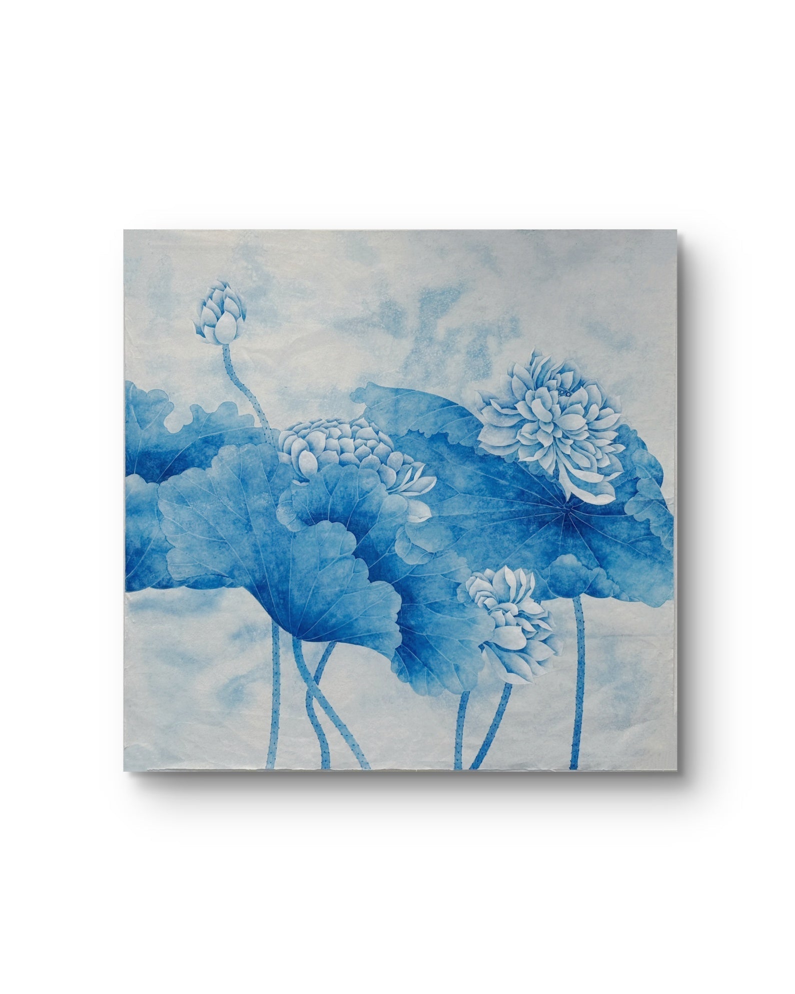 Celestial Lotus | Chinese Original Painting | Magic Bear Art