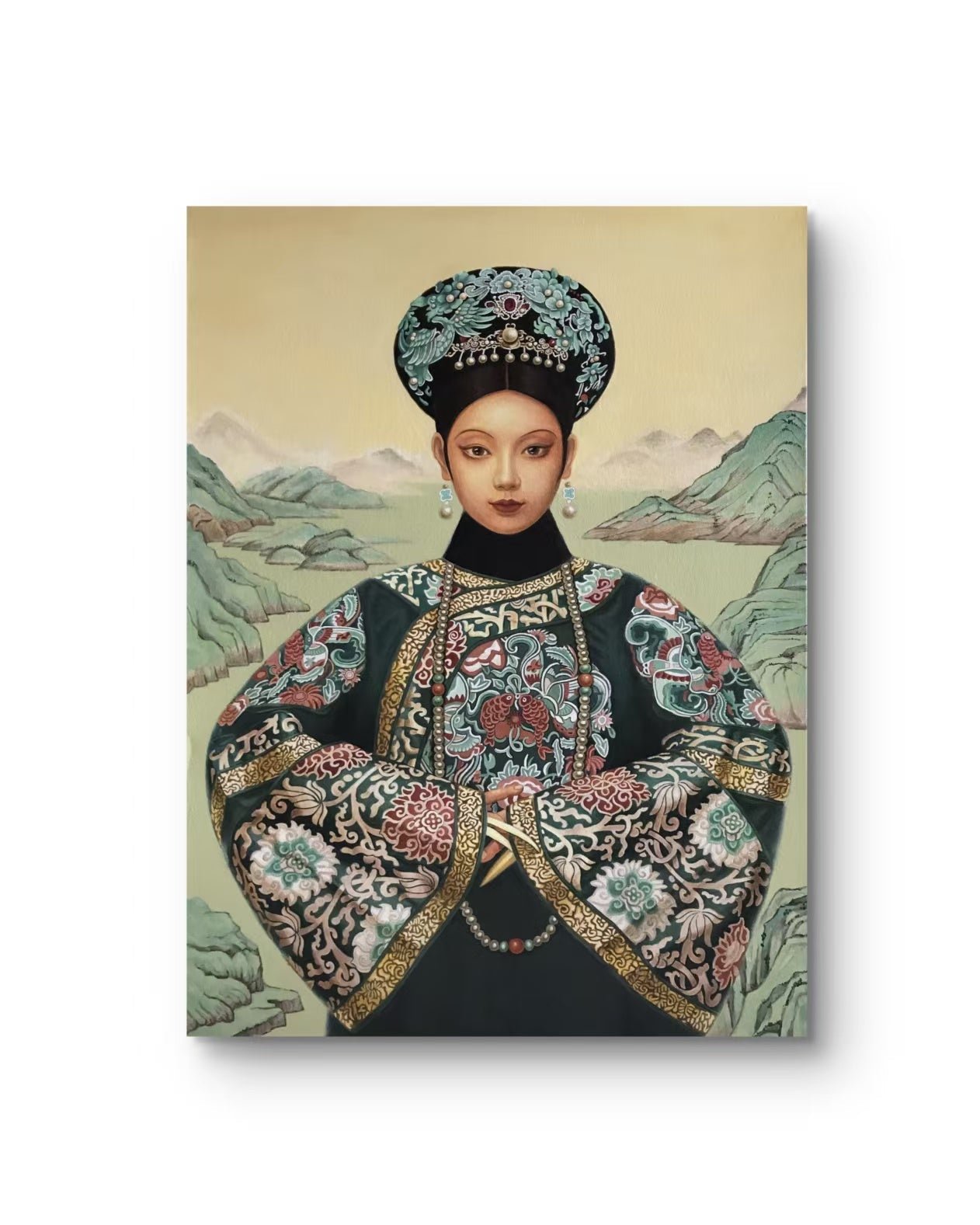 Chinese Empress Dowager Cixi | Chinese Original Painting | Magic Bear Art