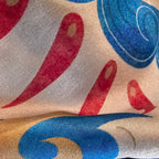 Chinese Tiger - Silk Wall Art 19.7'' × 19.7'' | Original Painting by Chinese Artist | Magic Bear Art