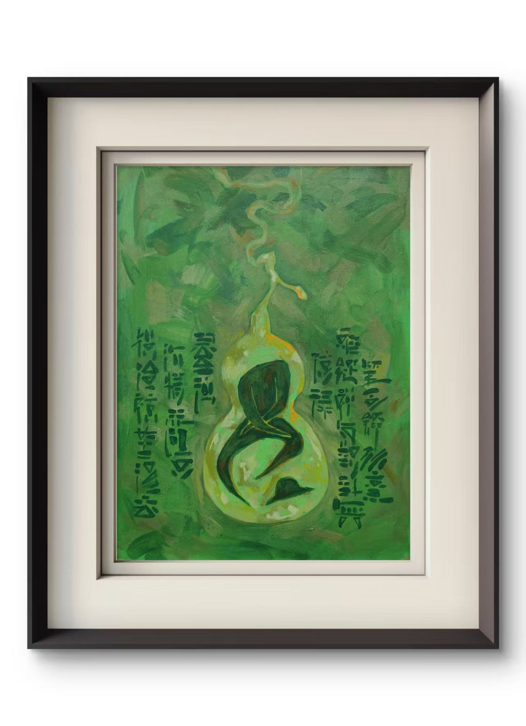 Cold Memory - Acrylic on Canvas 11.8'' × 15.7'' | Chinese Original Painting | Magic Bear Art