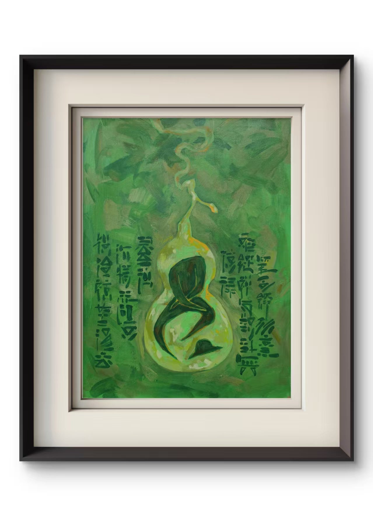 Cold Memory - Acrylic on Canvas 11.8'' × 15.7'' | Chinese Original Painting | Magic Bear Art