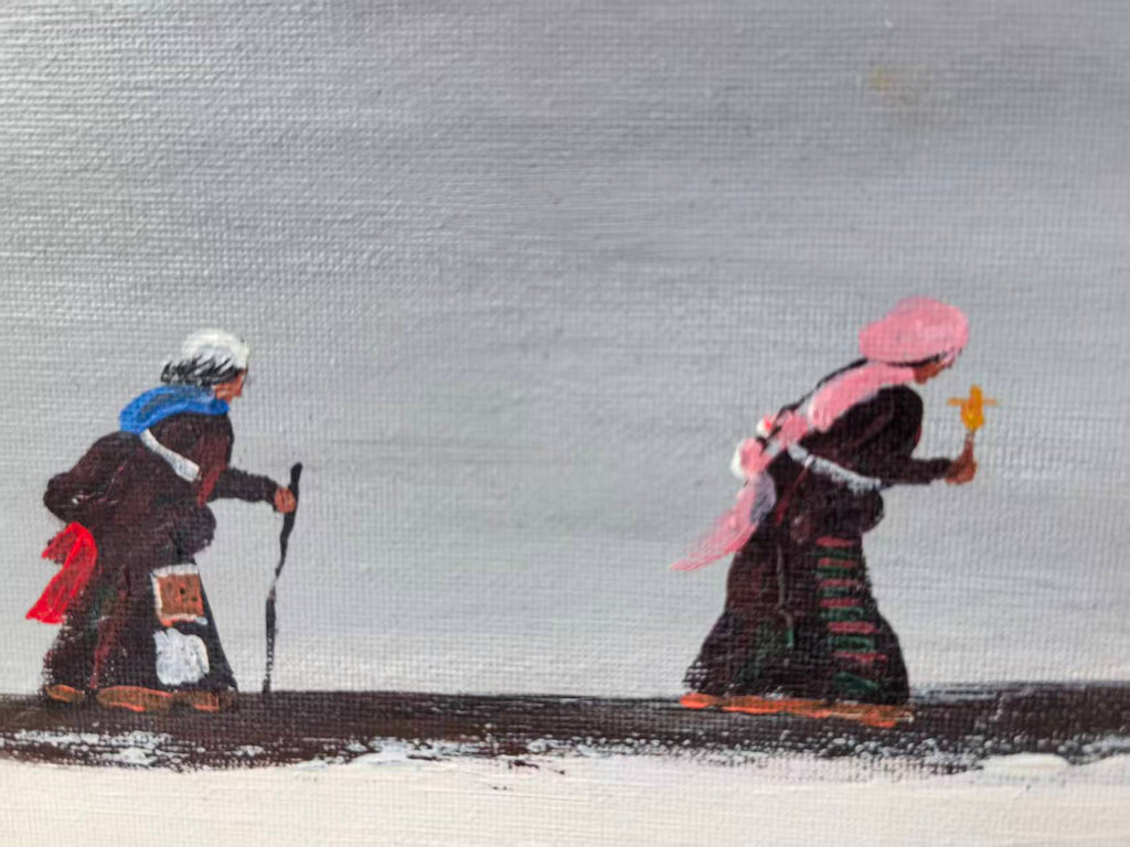 The Pilgrims  — 23.2''×15'' Small Format Oil