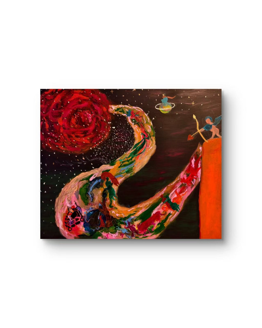 Fantasy Cosmic Nebula Series | Chinese Original Painting | Magic Bear Art