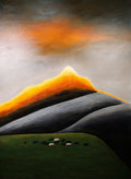 Gaze Upon Tibet Series | Large - Scale 59" × 78.7" | Original Painting by Chinese Artist | Magic Bear Art