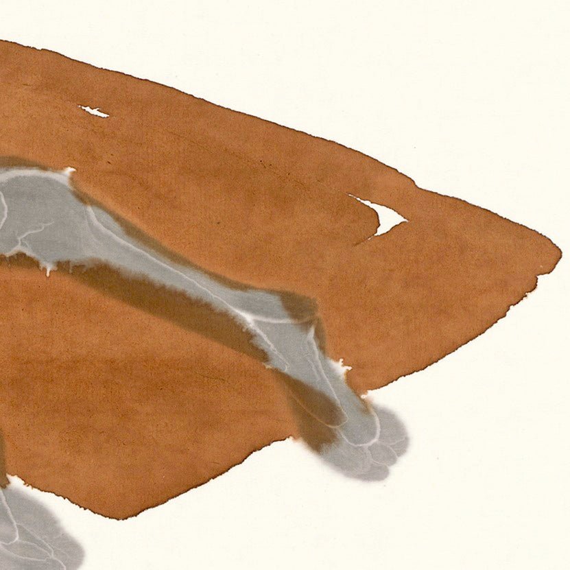 He Jun | Looking at the Sea - 54.3'' × 26.8'' | Original Painting by Chinese Artist | Magic Bear Art