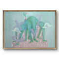 I Saw the Universe - Oil on Canvas 27.6'' × 19.7'' | Chinese Original Painting | Magic Bear Art