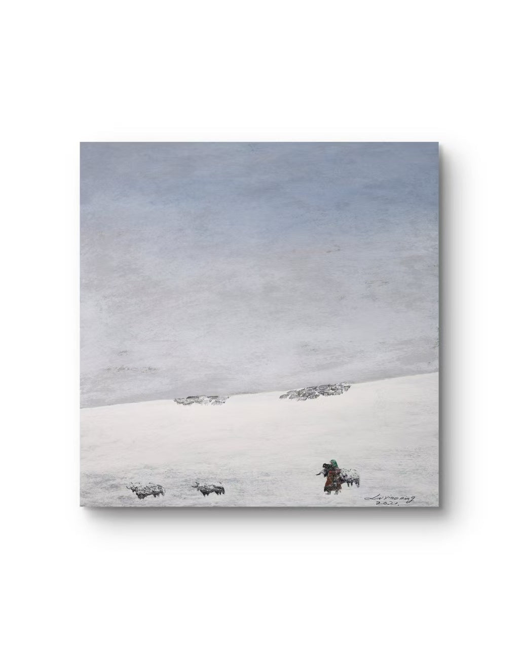 Land of Stillness | Chinese Original Painting | Magic Bear Art