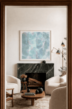Lotus – Four - Panel Composition Chinese Ink & Color on Paper 55.1'' × 55.1'' | Chinese Original Painting | Magic Bear Art