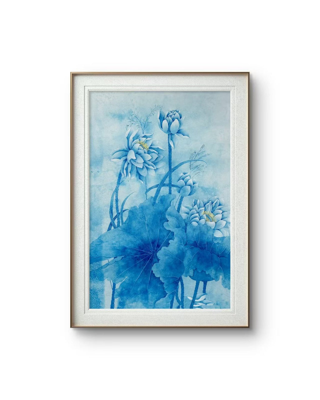 Lotus in Stillness | Chinese Original Painting | Magic Bear Art