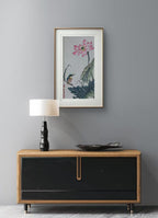 Lotus Whisper - Ink and Color 9.8'' × 5.1'' | Chinese Original Painting | Magic Bear Art