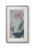Lotus Whisper - Ink and Color 9.8'' × 5.1'' | Chinese Original Painting | Magic Bear Art