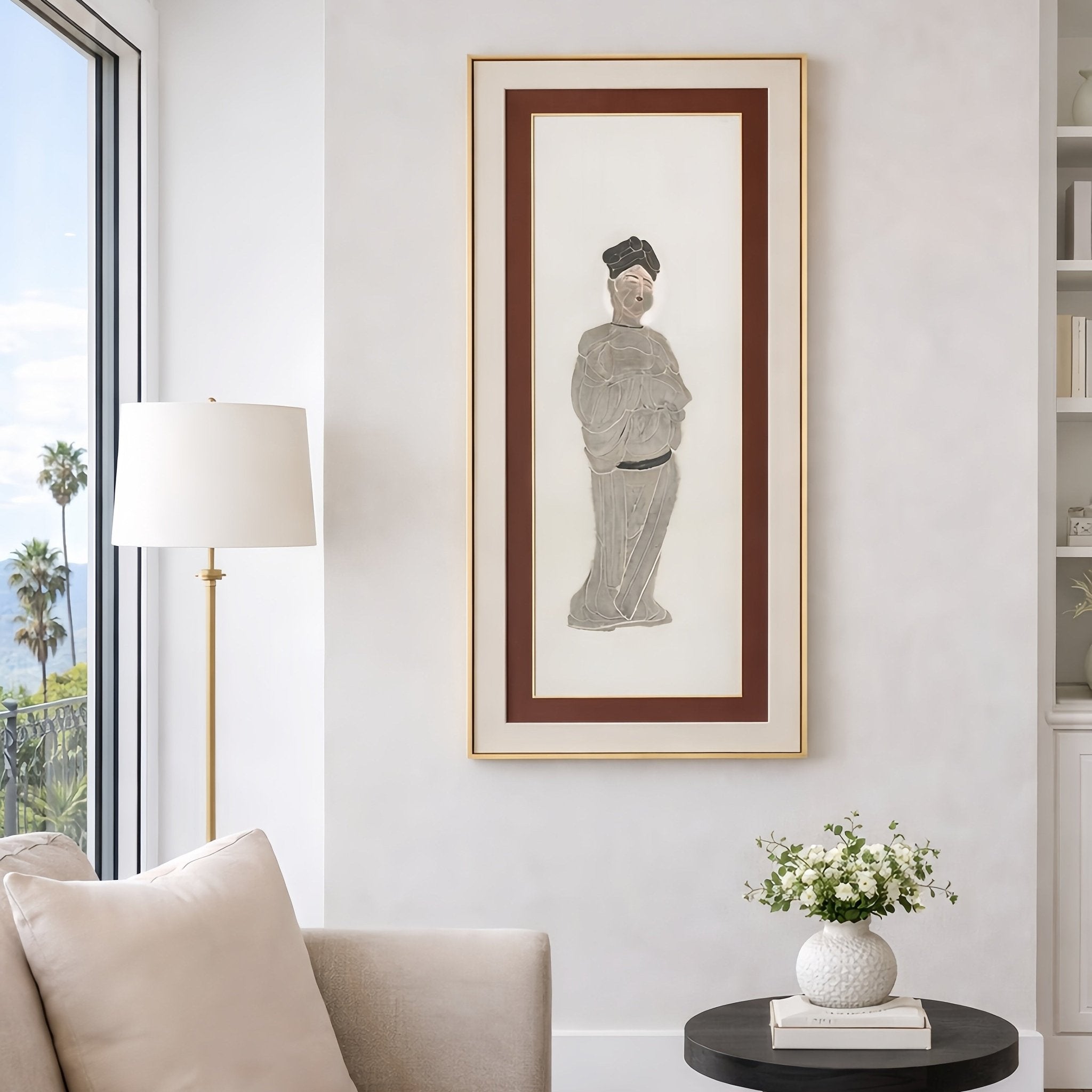 Model - 54.3'' × 26.8'' | Original Painting by Chinese Artist | Magic Bear Art