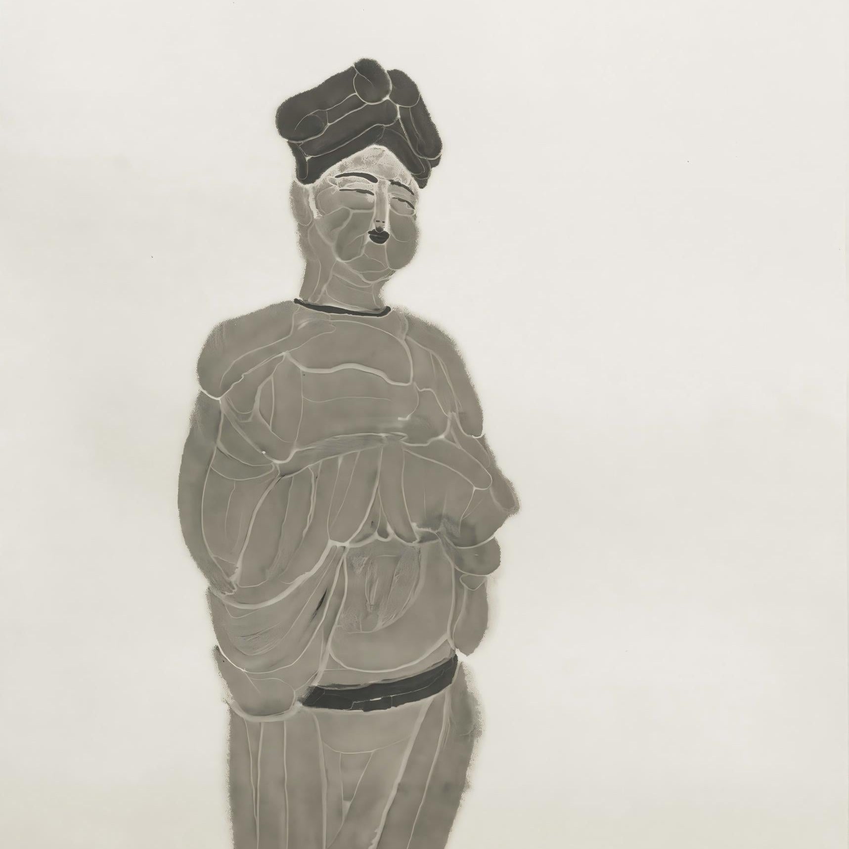 Model - 54.3'' × 26.8'' | Original Painting by Chinese Artist | Magic Bear Art