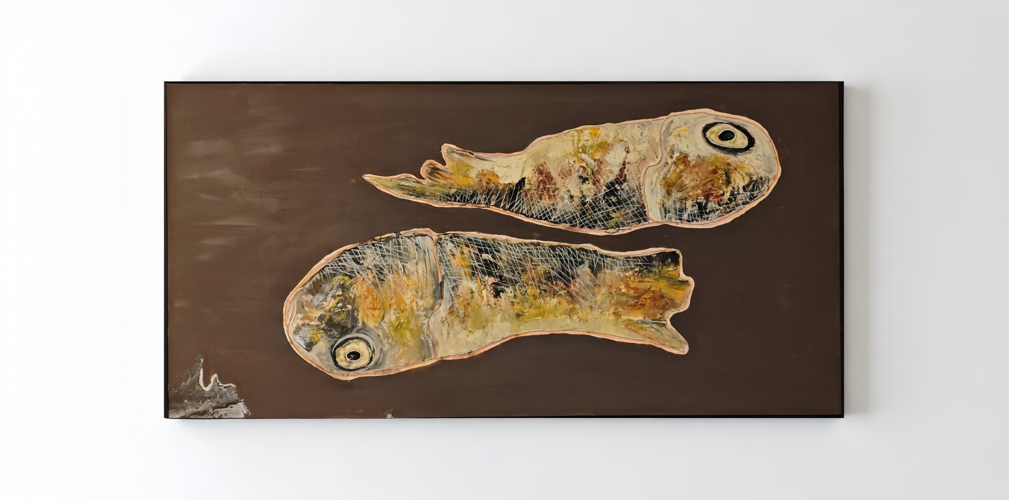 More Than Enough No.2 | Mixed Media, 19.7''× 39.4'' | Original Painting by Chinese Artist | Magic Bear Art