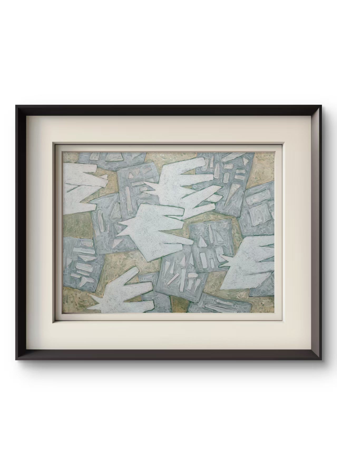 Plateau - Oil on Canvas 31.5'' × 23.6'' | Chinese Original Painting | Magic Bear Art