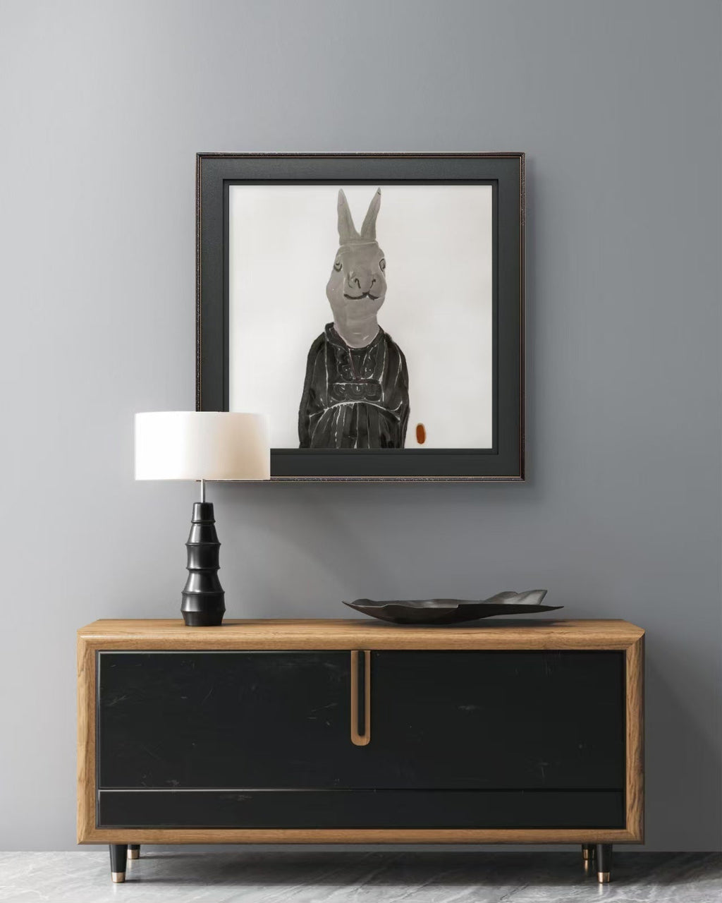 Portraits of the Self Series No.2 - 26.8'' × 26.8'' | Chinese Original Painting | Magic Bear Art