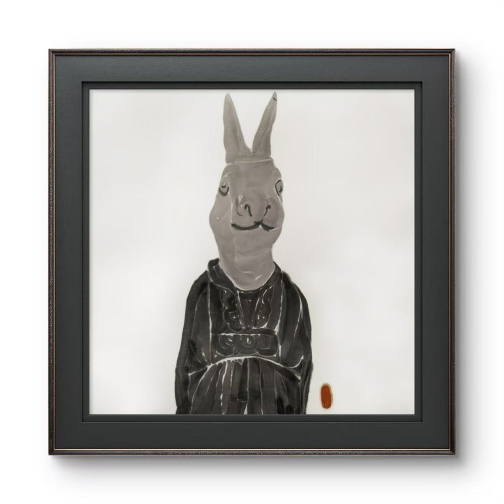 Portraits of the Self Series No.2 - 26.8'' × 26.8'' | Chinese Original Painting | Magic Bear Art