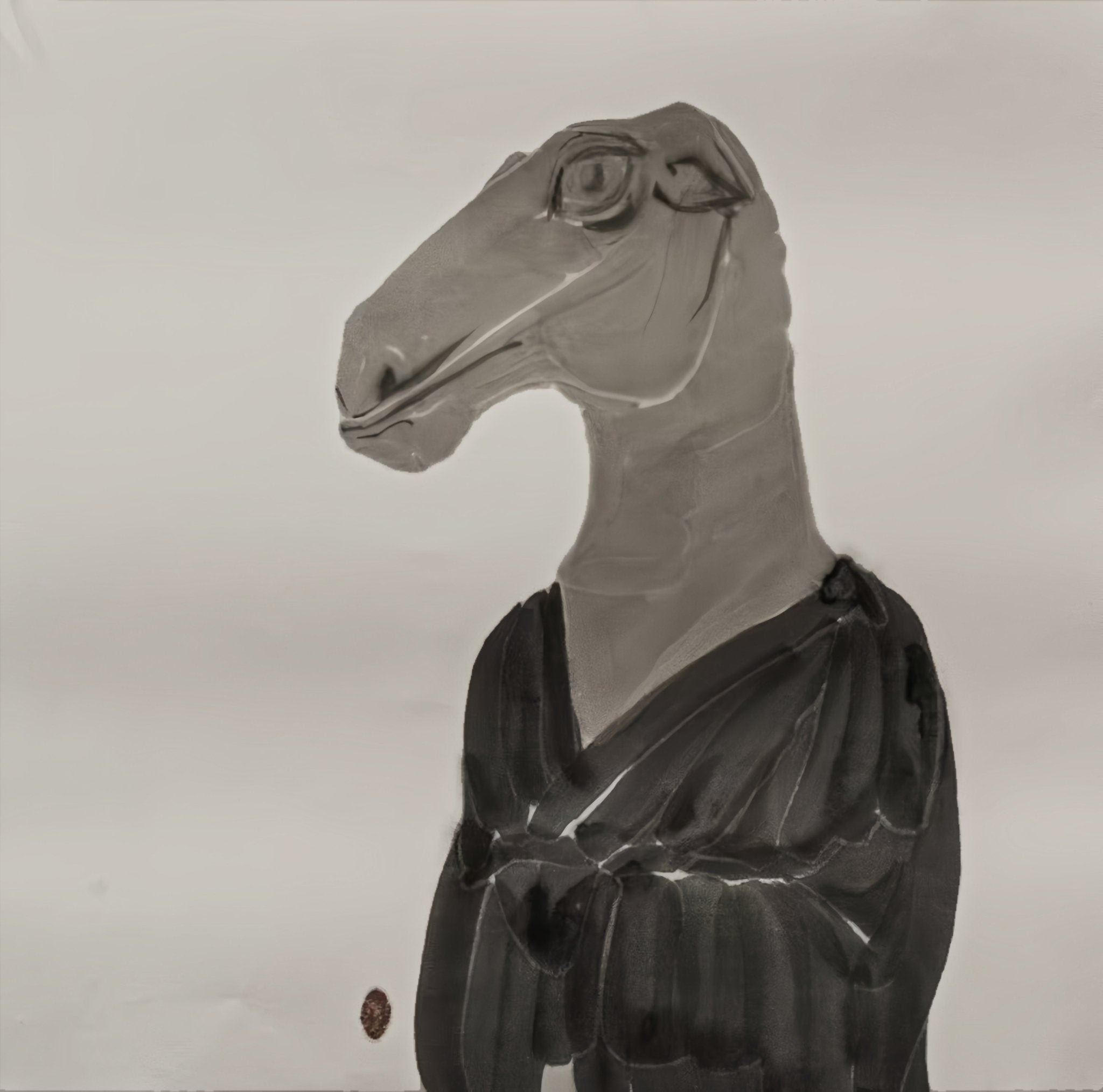 Portraits of the Self Series No.3 - 26.8'' × 26.8'' | Original Painting by Chinese Artist | Magic Bear Art