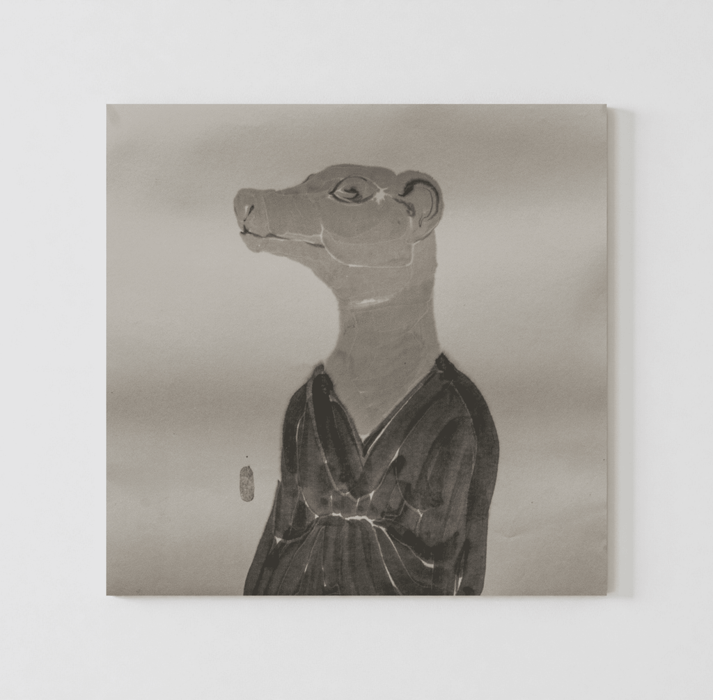 Portraits of the Self Series No.4 - 26.8''× 26.8'' | Original Painting by Chinese Artist | Magic Bear Art