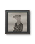 Portraits of the Self Series No.4 - Chinese Ink 26.8''× 26.8'' | Chinese Original Painting | Magic Bear Art