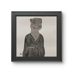 Portraits of the Self Series No.5 - Chinese Ink 26.8''× 26.8'' | Chinese Original Painting | Magic Bear Art