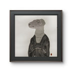 Portraits of the Self Series No.7 - Chinese Ink 26.8'' × 26.8'' | Chinese Original Painting | Magic Bear Art
