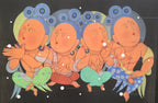 Prologue - Ink and Color on Silk 29.5'' × 21.7'' | Chinese Original Painting | Magic Bear Art