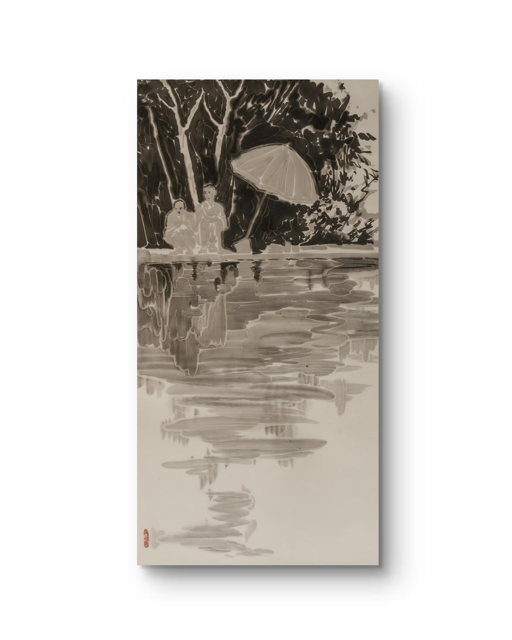 Reflection | Chinese Original Painting | Magic Bear Art
