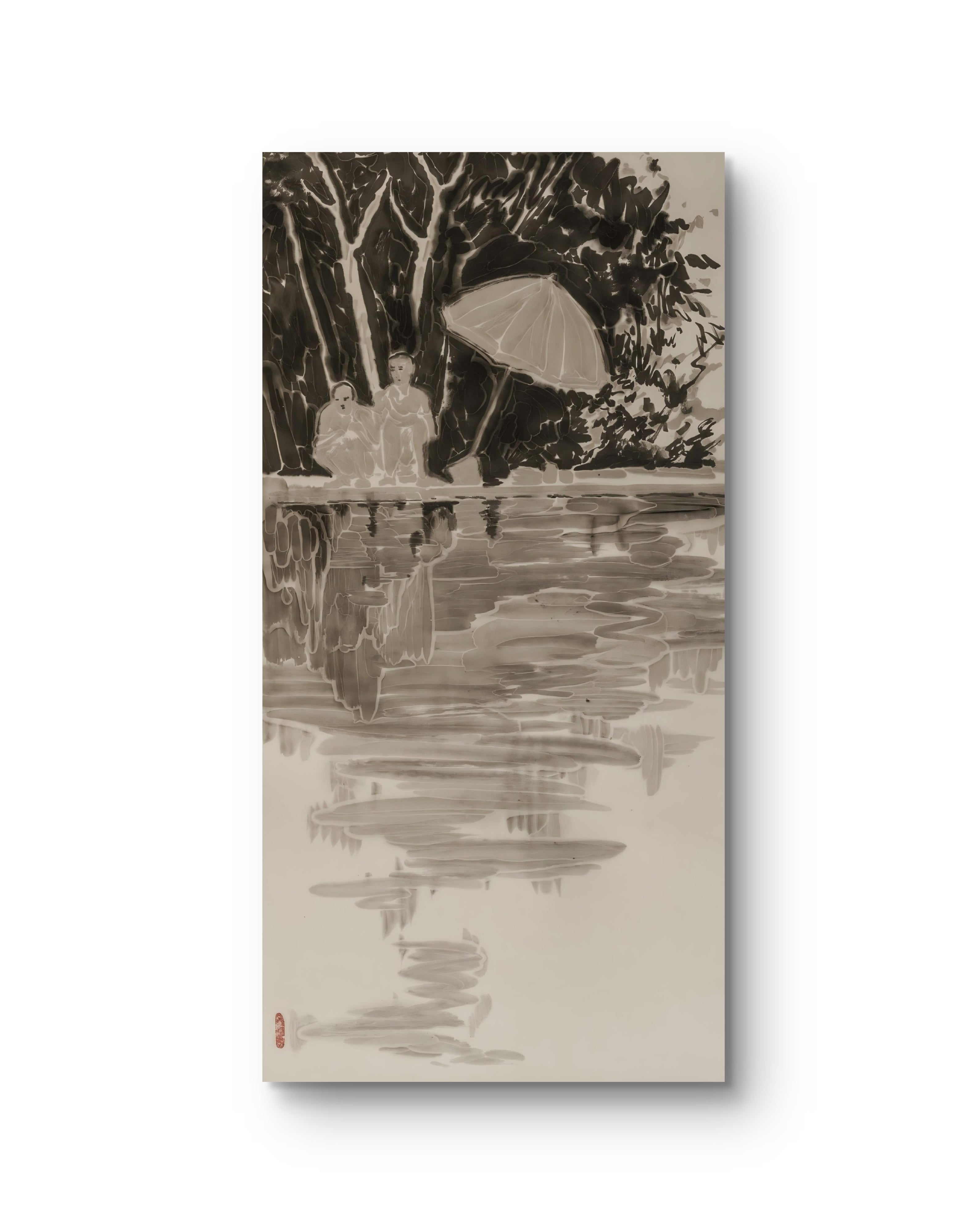 Reflection | Chinese Original Painting | Magic Bear Art