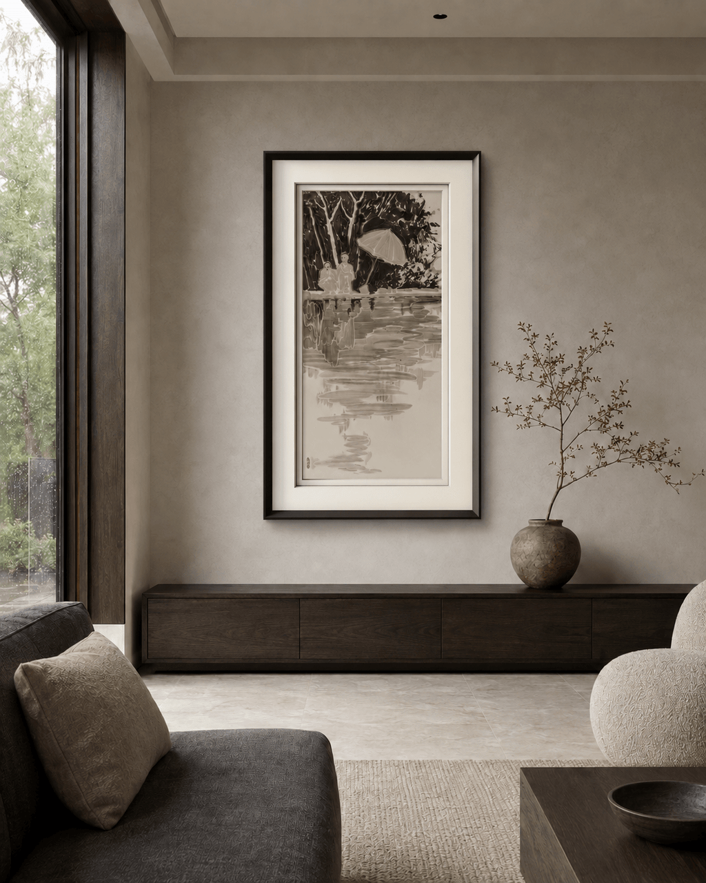 Reflection | Chinese Original Painting | Magic Bear Art