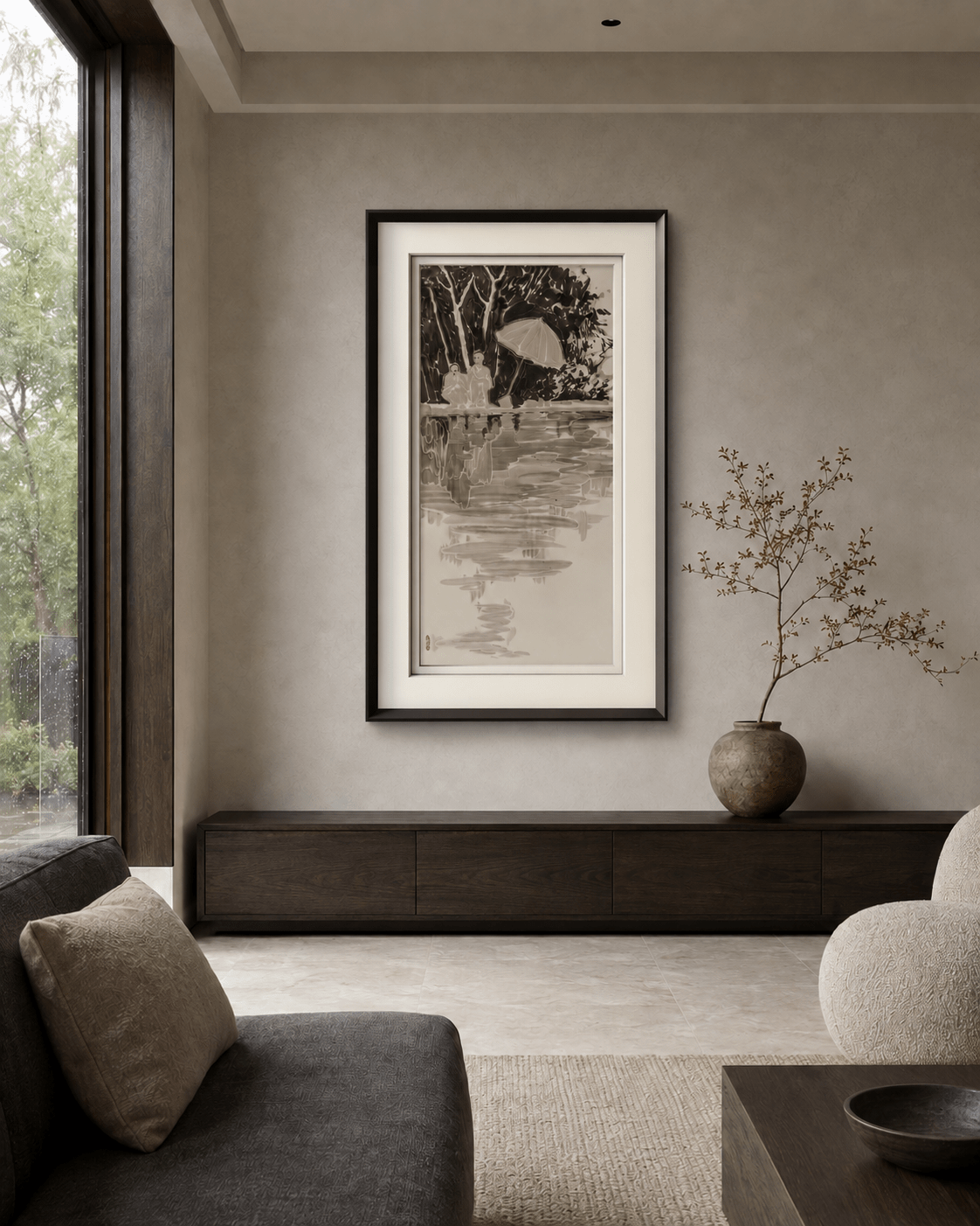 Reflection | Chinese Original Painting | Magic Bear Art