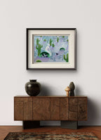 Road Movie - Oil on Canvas 31.5'' × 23.6'' | Chinese Original Painting | Magic Bear Art