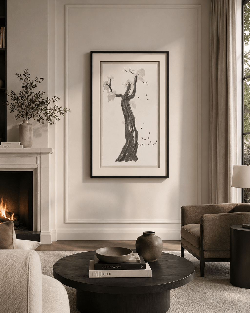 Rooted Resilience | Chinese Original Painting | Magic Bear Art